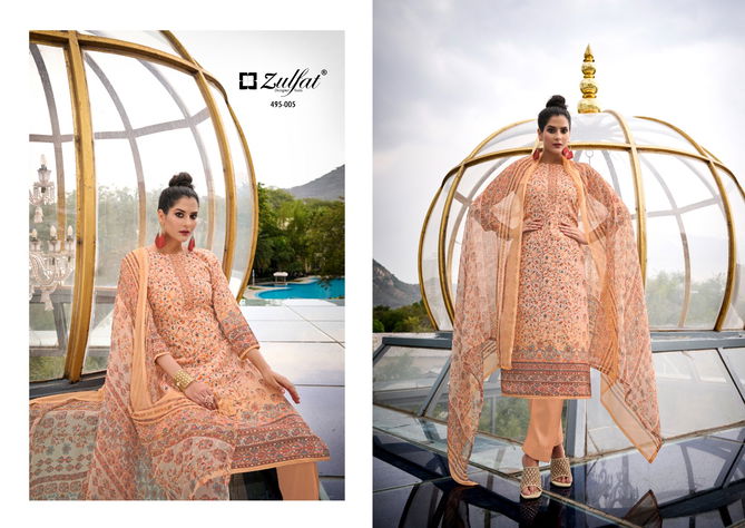 Kanikaari By Zulfat Cotton Dress Material Catalog